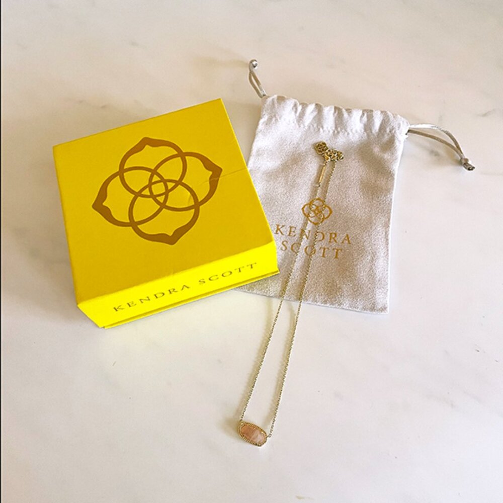 Kendra Scott Rose Quartz Pendant Necklace